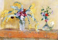 Two Vases of Flowers