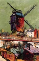 The Moulin de la Galette in the Snow