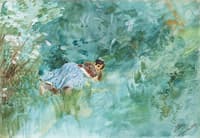 Girl in the grass