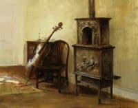 Interior with a Cello