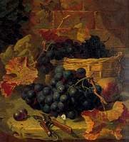 Still Life, Black Grapes