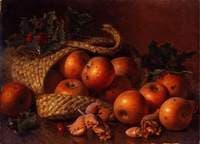 Apples in an Overturned Basket