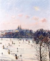 Tuileries Garden, Snow Effect