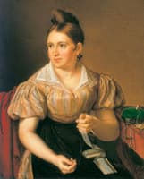 Woman Sewing
