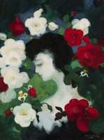 Woman with Flowers