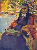 Portrait of F.I. Kholdina, Mother of the Artist's Wife