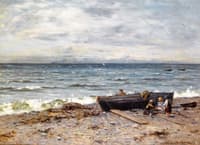 At Play on the Shore