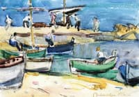Boats in a Harbor