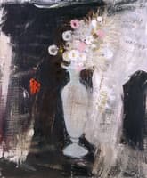 Marguerites in a Grey Jug