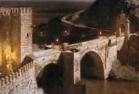 The Alcantara, Toledo, by Moonlight