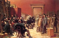 The Council of the Royal Academy Selecting Pictures for the Exhibition