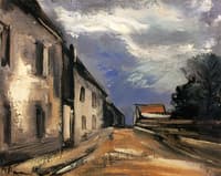 Street Scene: The Red Roof