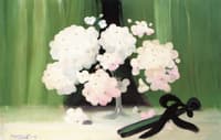 Still Life of Flowers and a Fan