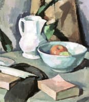 Still Life with a Jug and a Bowl of Apples