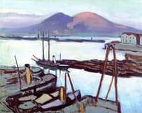 The Bay of Naples at Sunset
