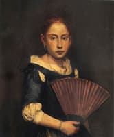 Girl with Fan
