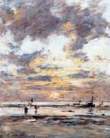 Near Trouville, Low Tide, Sunset