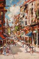 A Continental Street Scene