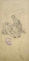 Sketch: Scene with a dead man (for a Scottish story)