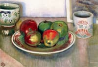 Still Life, Breton Earthenware and Apples