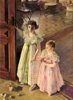 Two Girls in Interior