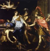 Alexander meets the queen of the Amazons