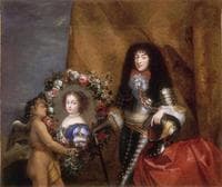 Philippe of France with his favourite daughter Marie Louise