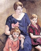 Mother and Her Two Children
