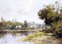 Village by a River