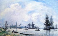 The Scheldt near Antwerp, Morning Effect