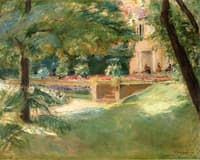 View of the Flower Terrace in Wannsee Garden to the South West