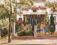 The Front Garden of the Steinbertschen Villa in Berlin