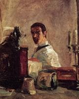 Self Portrait in front of a Mirror