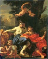 Rinaldo and Armida at the fountain