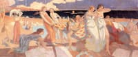 Laundresses at Play