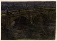 Blackfriars Bridge: Moonlight Sketch