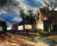 Village Street with Figures