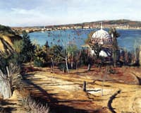 Marabout on the Bay of Tangier (Morocco)