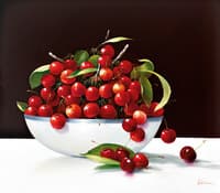 Cherries in a Bowl