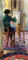 Marthe at Her Easel