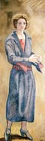 Woman in Blue
