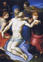 Lamentation over the dead Christ