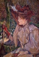 Woman with Gloves