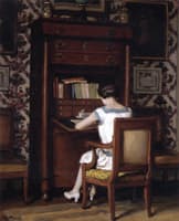 Woman at Her Secretary