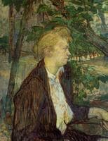 Woman Seated in a Garden