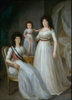 The Duchess of Osuna, her daughter and granddaughter