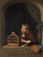 Boy with a Birdcage