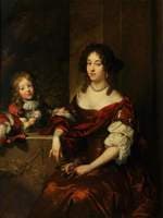 Portrait of a Lady Seated before a Window, with a Young Boy
