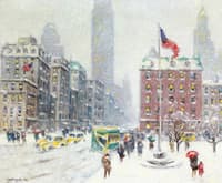 Winter at Madison Square