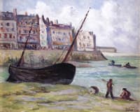 Le Treport, Beached Fishing Boat